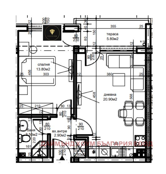 Продается  1 спальня Пловдив , Беломорски , 67 кв.м | 23122442 - изображение [2]