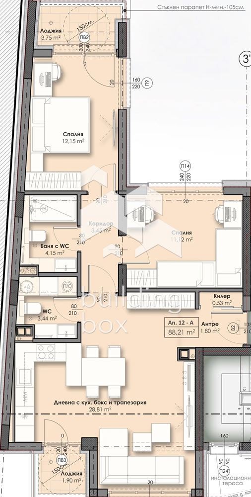 Продава 3-СТАЕН, гр. София, Връбница 2, снимка 2 - Апартаменти - 53229925
