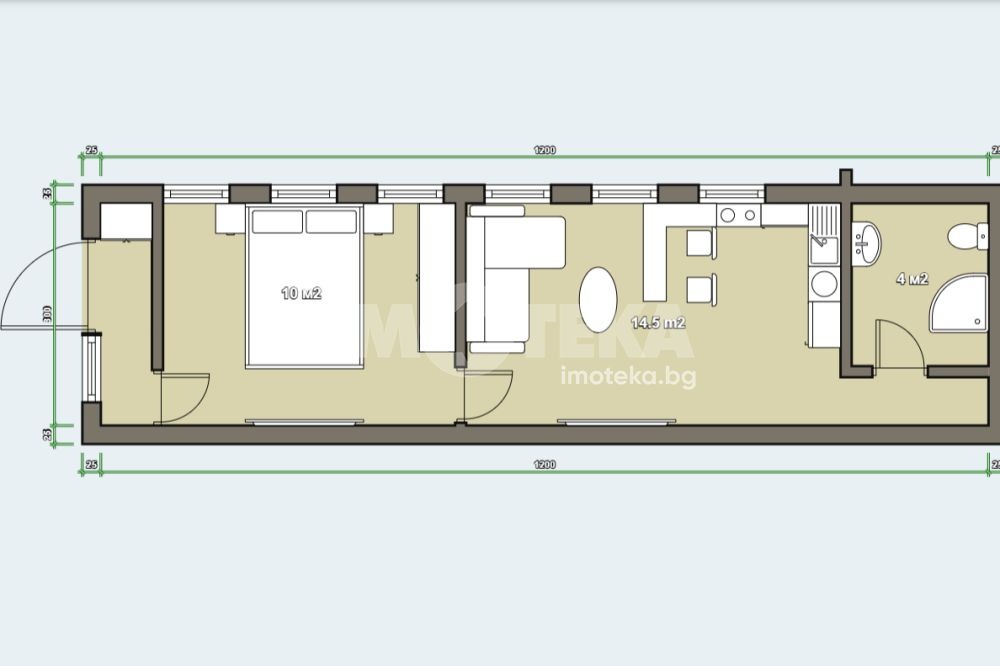 Продава 1-СТАЕН, гр. Варна, Левски 1, снимка 9 - Апартаменти - 54022910