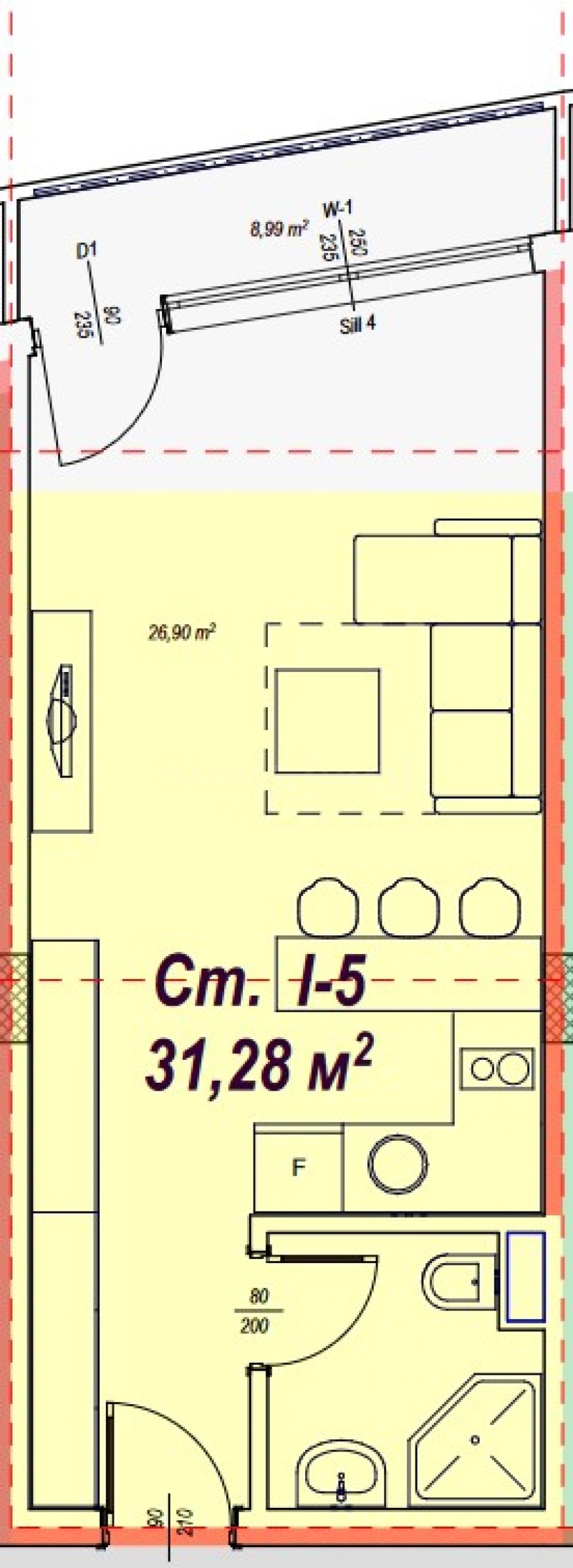 Продава 1-СТАЕН, к.к. Слънчев бряг, област Бургас, снимка 2 - Апартаменти - 53133907