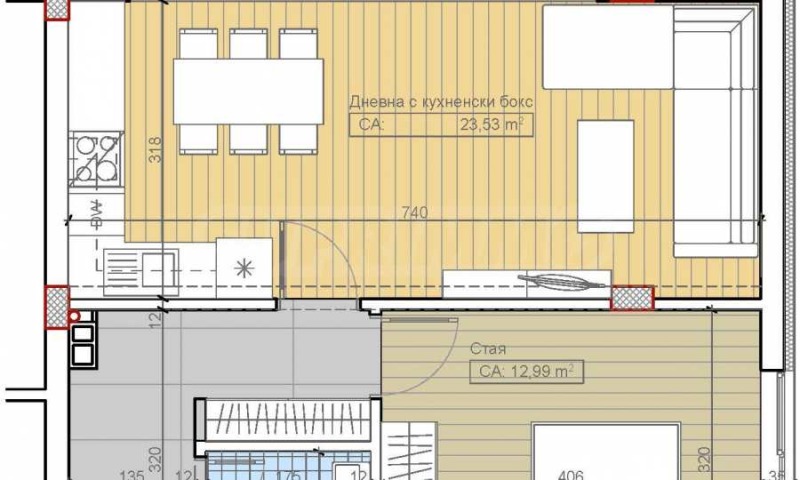 Продава 2-СТАЕН, гр. София, м-т Гърдова глава, снимка 2 - Aпартаменти - 47854156