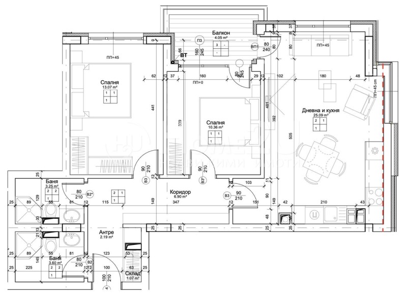 Zu verkaufen  2 Schlafzimmer Sofia , Malinowa dolina , 103 qm | 97136380 - Bild [11]