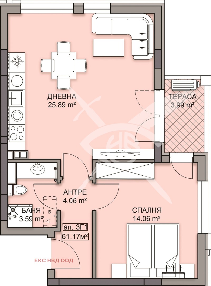 Продава 2-СТАЕН, гр. Пловдив, Кършияка, снимка 1 - Aпартаменти - 47637576