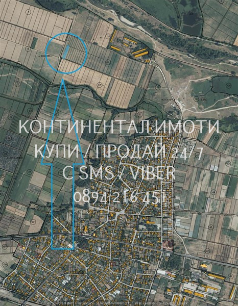 Продава ЗЕМЕДЕЛСКА ЗЕМЯ, с. Звъничево, област Пазарджик, снимка 3 - Земеделска земя - 52716101