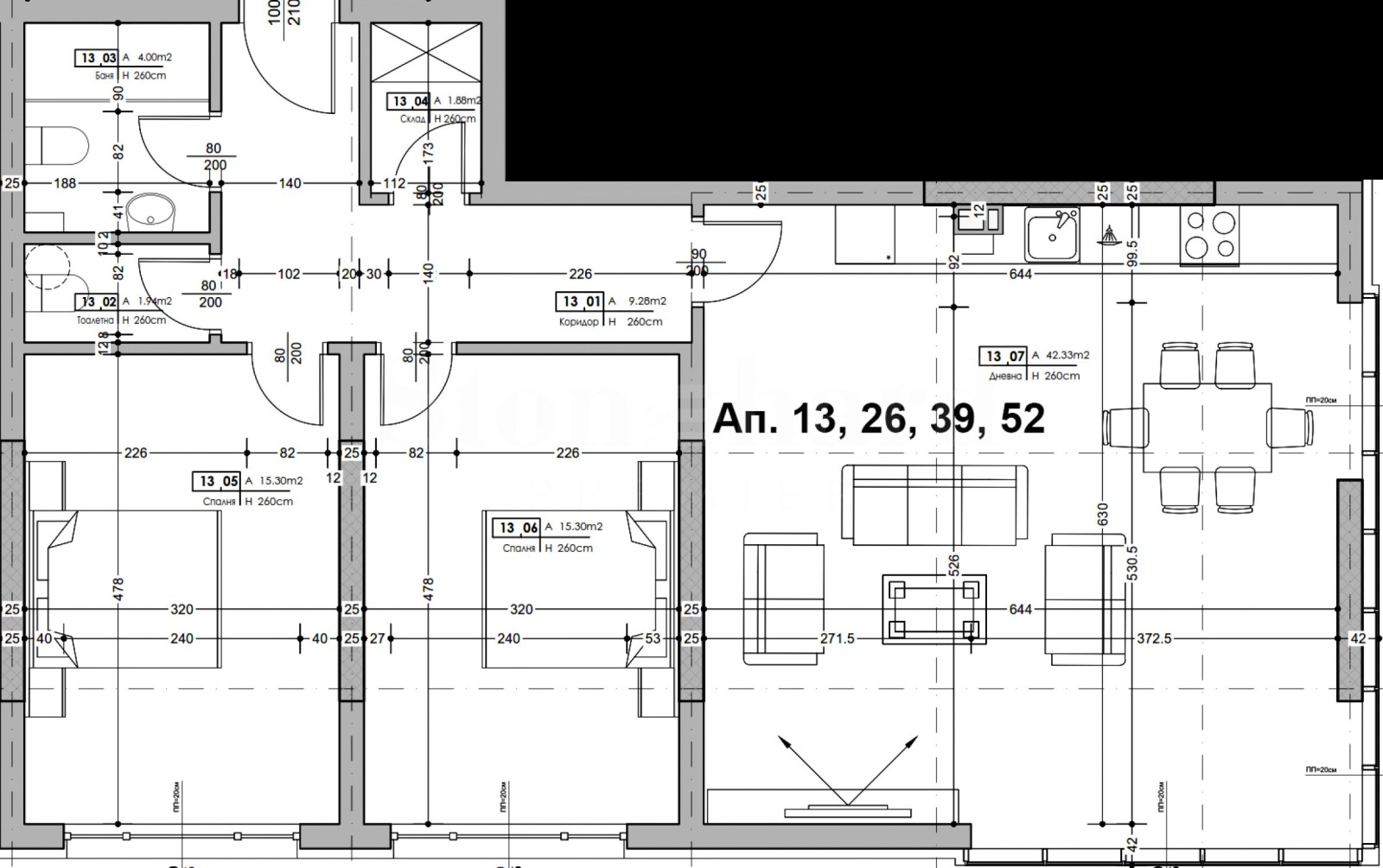 Продава 3-СТАЕН, гр. Пловдив, Кършияка, снимка 2 - Апартаменти - 51593766