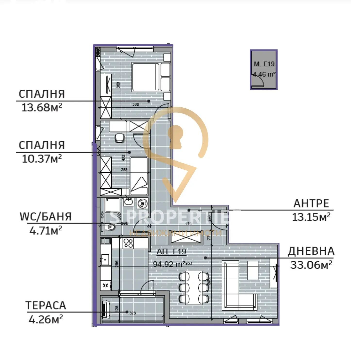 Продава 3-СТАЕН, гр. Варна, Възраждане 2, снимка 2 - Апартаменти - 53347943