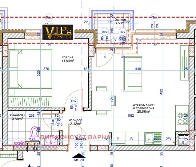 Продава 2-СТАЕН, гр. Варна, Кайсиева градина, снимка 3 - Aпартаменти - 49528185