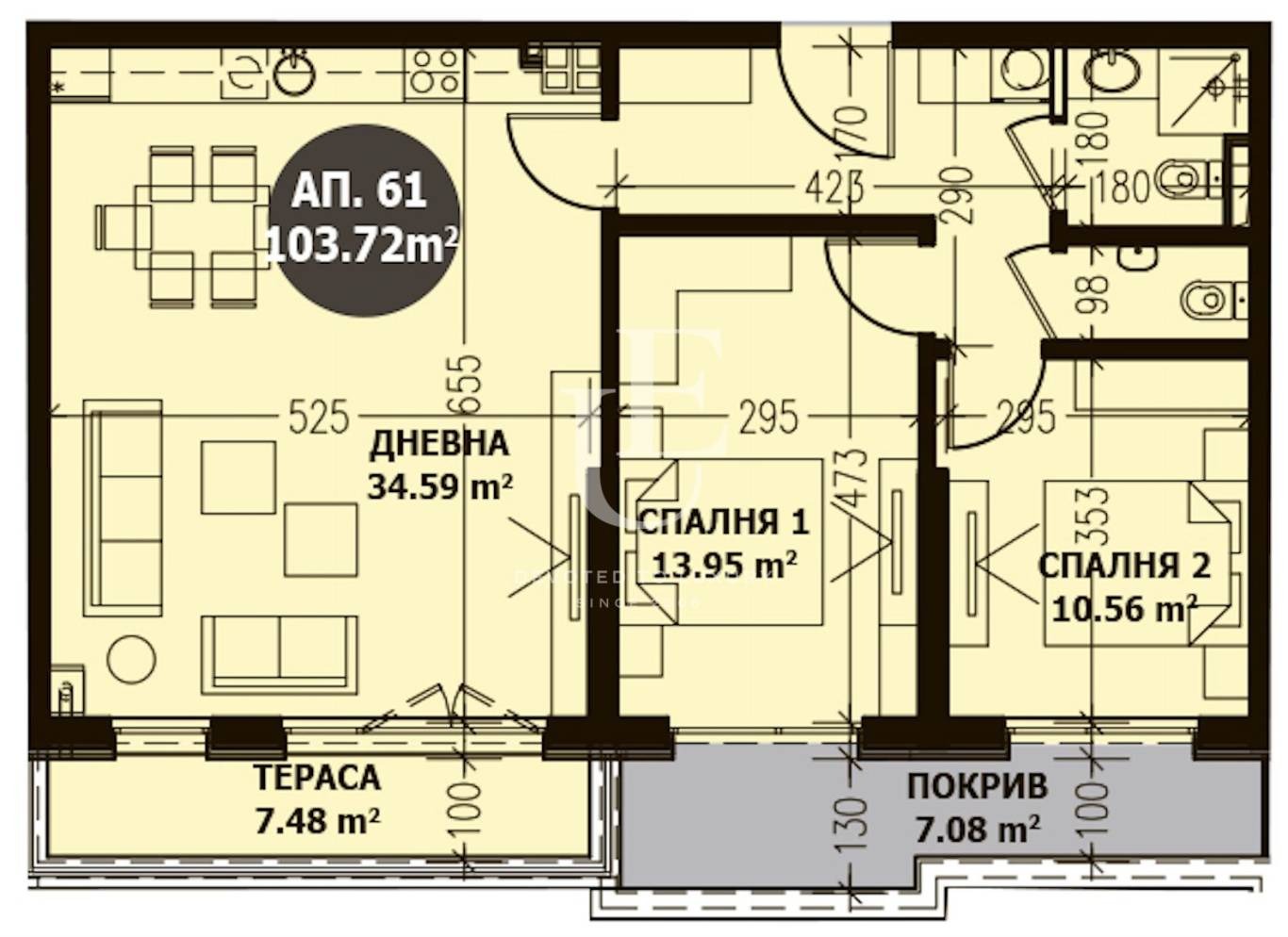 Продава 3-СТАЕН, гр. София, Витоша, снимка 12 - Апартаменти - 53110714