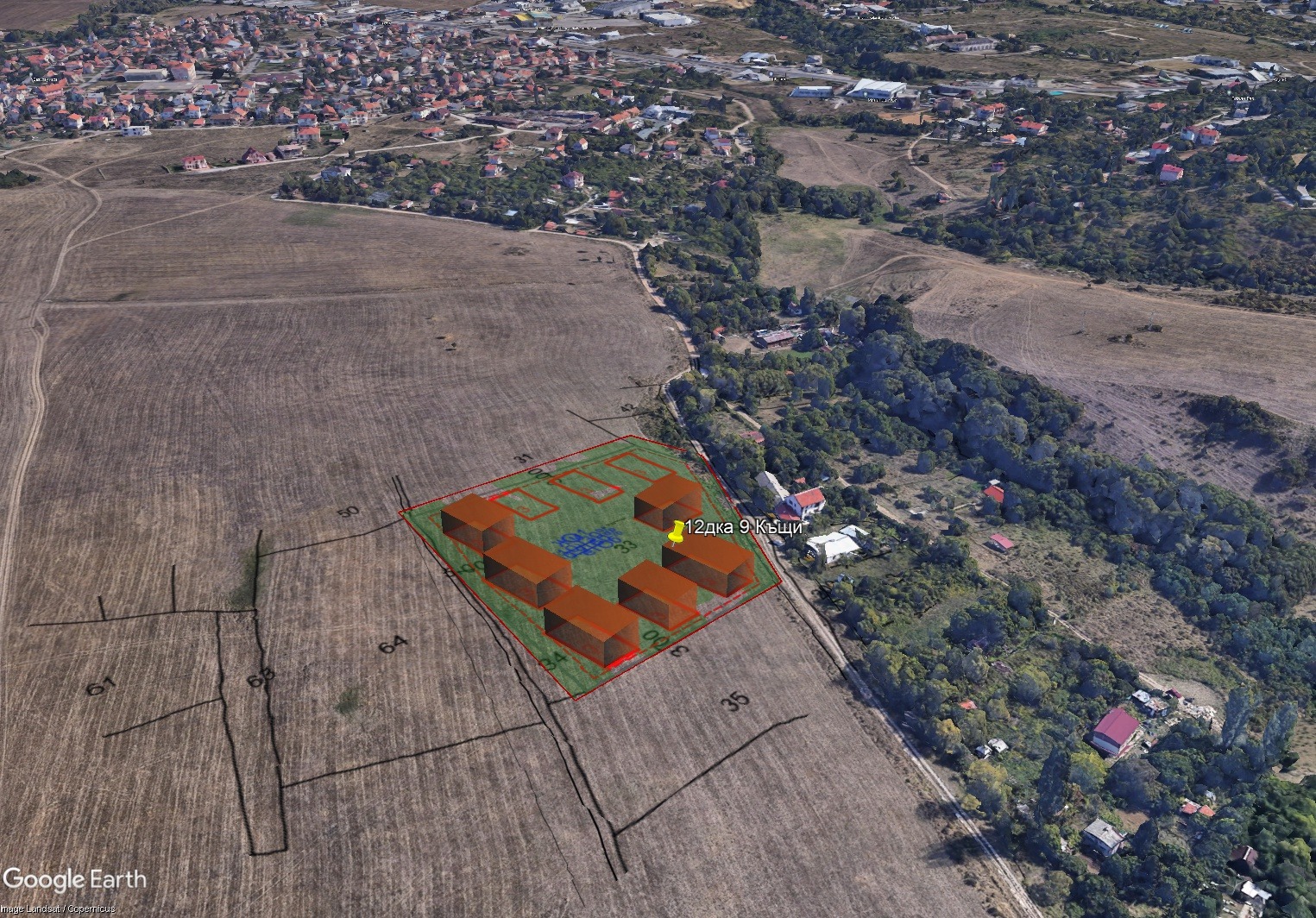 Продава ПАРЦЕЛ, гр. София, Горна баня, снимка 2 - Парцели - 39270263