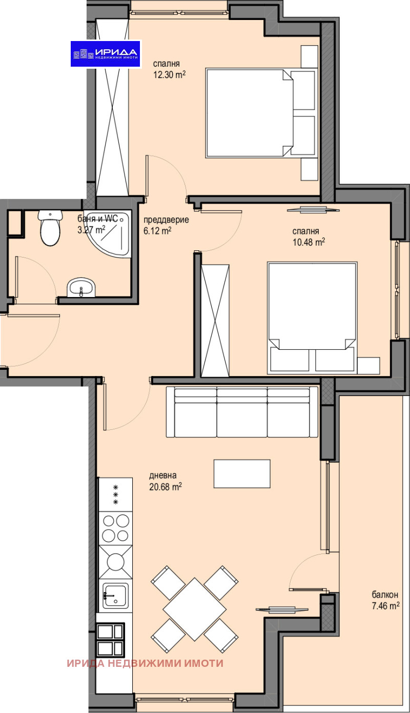 Продава 3-СТАЕН, гр. София, Красна поляна 2, снимка 1 - Aпартаменти - 48314426