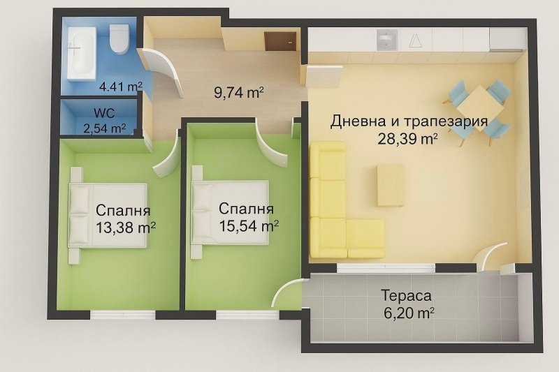 Продава  3-стаен град Пловдив , Христо Смирненски , 116 кв.м | 24297458 - изображение [2]