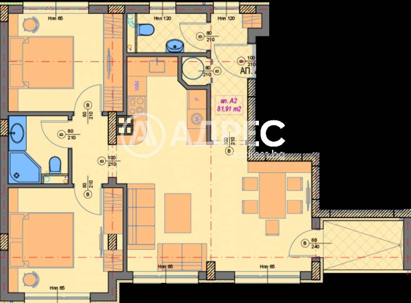 Продава 3-СТАЕН, гр. София, Манастирски ливади, снимка 3 - Апартаменти - 53040790