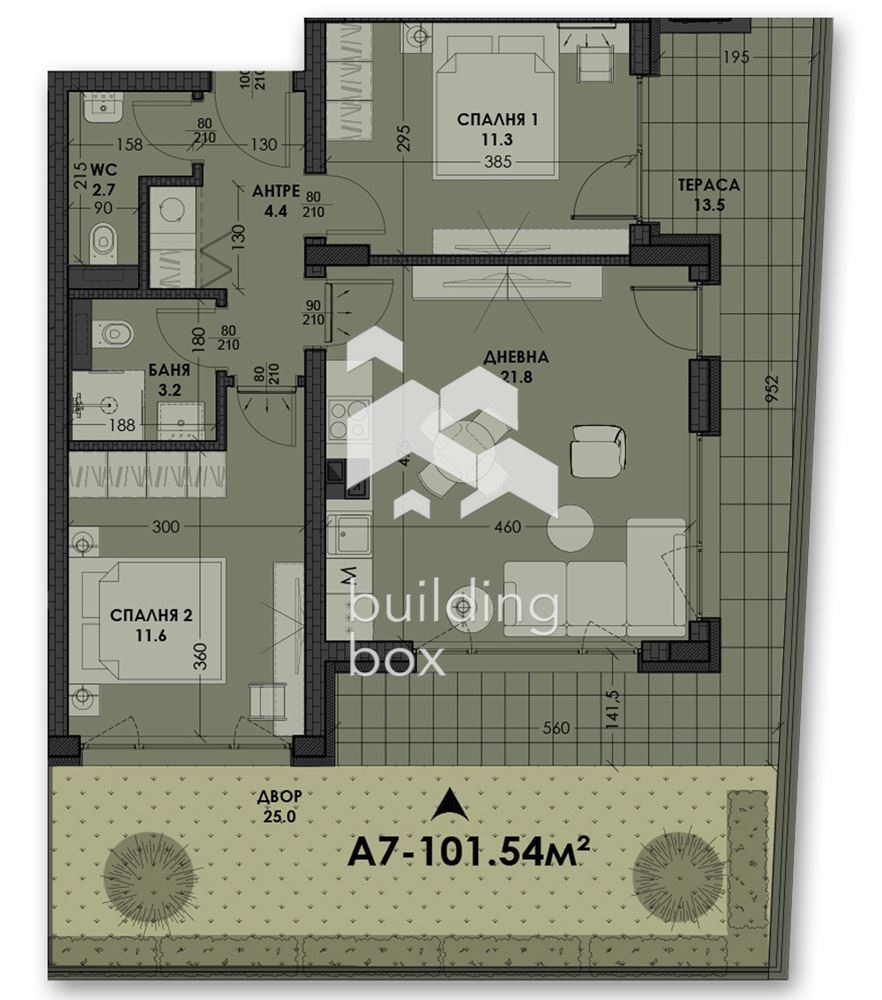 Продава 3-СТАЕН, гр. Варна, Виница, снимка 2 - Апартаменти - 54915866