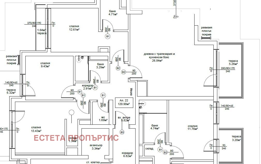 Продава 4-СТАЕН, гр. София, Овча купел 2