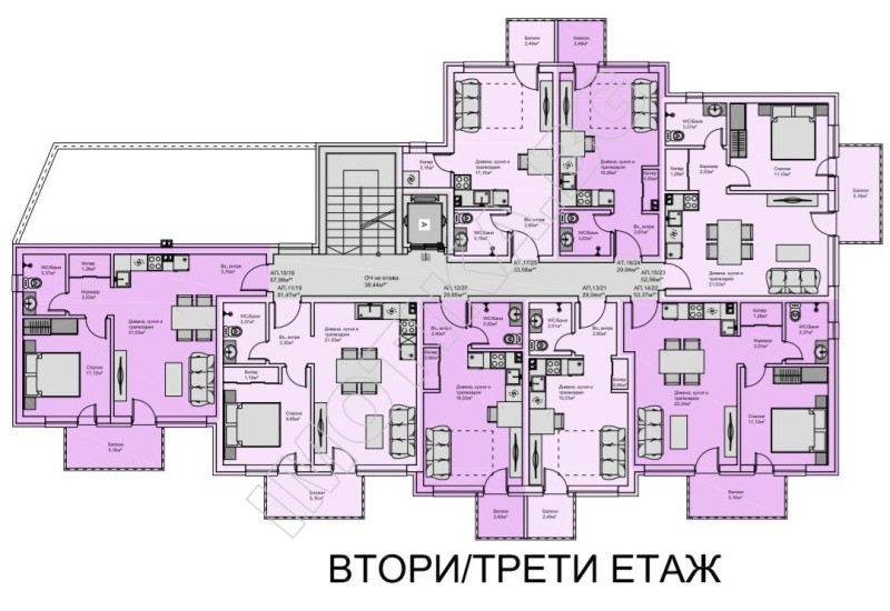 Satılık  1 yatak odası Varna , Vinica , 58 metrekare | 35310817 - görüntü [2]