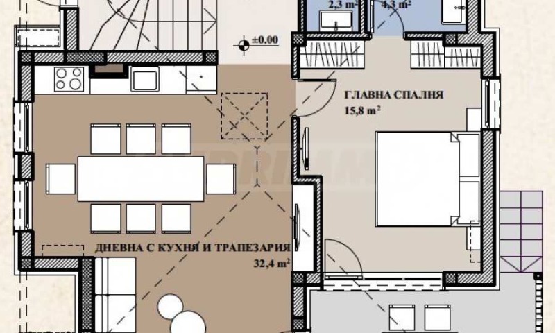 Продава КЪЩА, гр. Свети Влас, област Бургас, снимка 7 - Къщи - 47765007