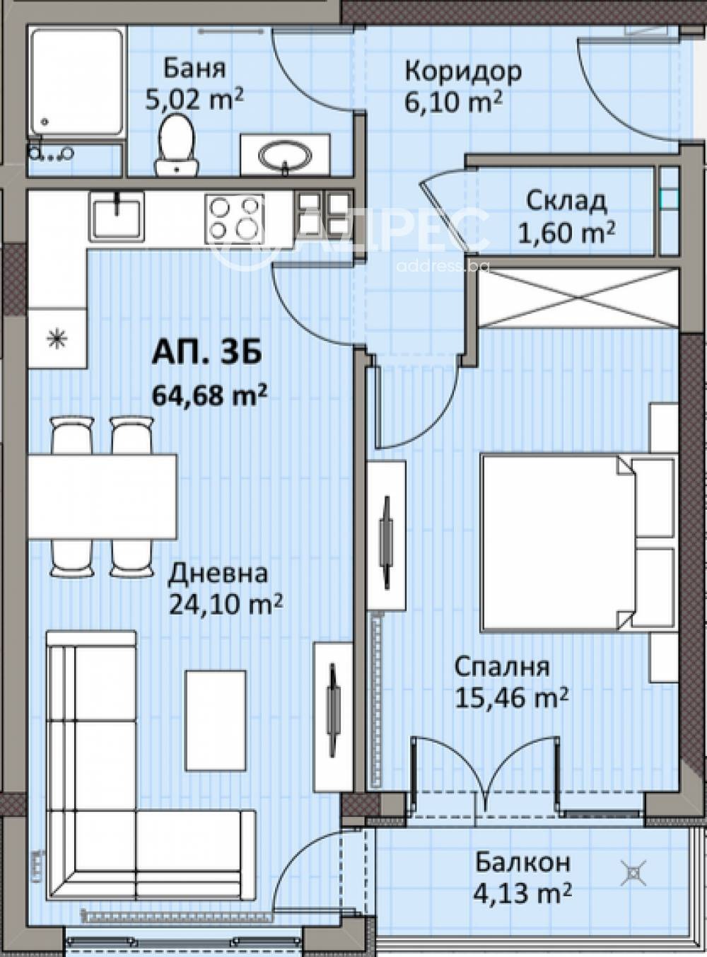 Продава 2-СТАЕН, гр. София, Надежда 2, снимка 4 - Апартаменти - 54789231