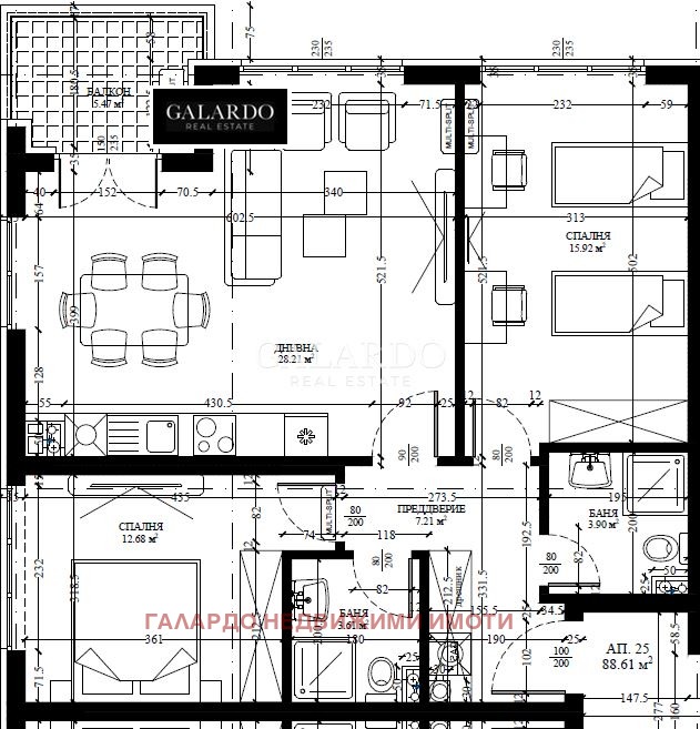 Продава 3-СТАЕН, гр. София, Малинова долина, снимка 4 - Апартаменти - 55898407
