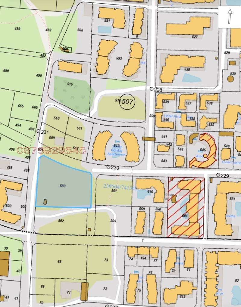 Продава ПАРЦЕЛ, к.к. Слънчев бряг, област Бургас