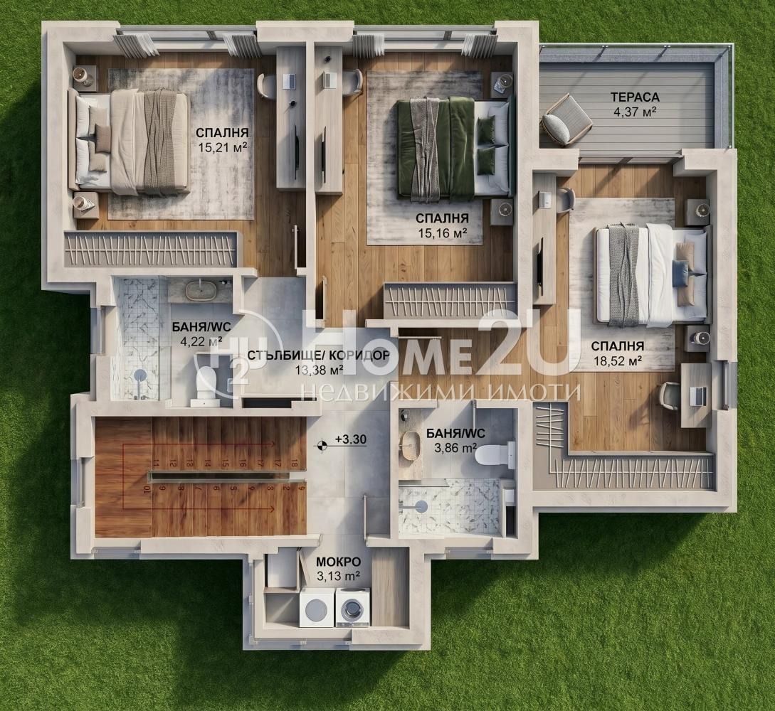 Продава КЪЩА, гр. Бургас, Крайморие, снимка 10 - Къщи - 54792804