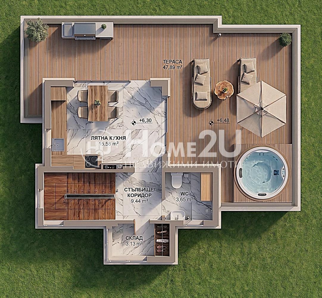 Продава КЪЩА, гр. Бургас, Крайморие, снимка 11 - Къщи - 54792804