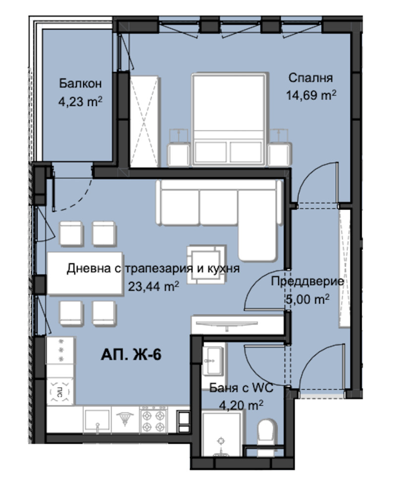 À vendre  1 chambre Plovdiv , Hristo Smirnenski , 80 m² | 12241501 - image [3]