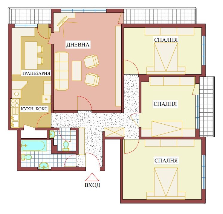 Продава 4-СТАЕН, гр. София, Център, снимка 15 - Апартаменти - 53099987