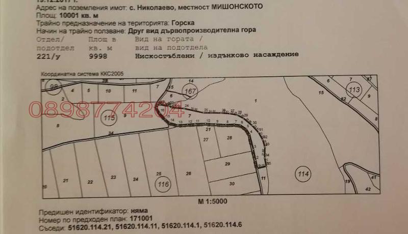 Продава ЗЕМЕДЕЛСКА ЗЕМЯ, с. Николаево, област Плевен