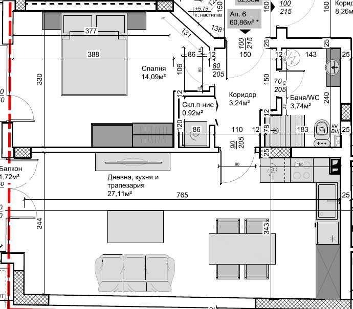 Продава  2-стаен град Варна , Колхозен пазар , 72 кв.м | 49738755 - изображение [2]