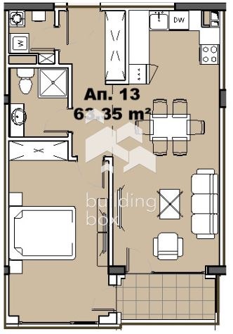 In vendita  1 camera da letto Sofia , Kniagevo , 76 mq | 43053346 - Immagine [12]
