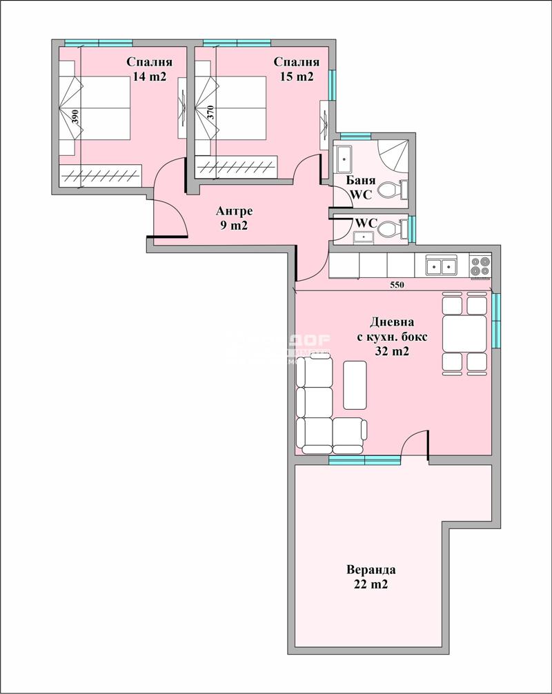 En venta  2 dormitorios Plovdiv , Vastanicheski , 133 metros cuadrados | 64279193 - imagen [5]