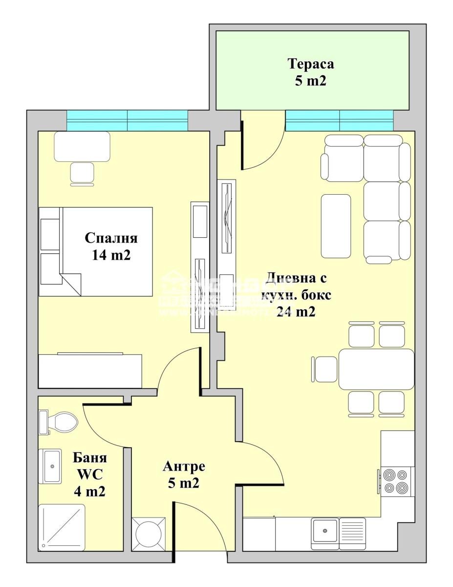 Продава 2-СТАЕН, гр. Пловдив, Кючук Париж, снимка 4 - Апартаменти - 55886847