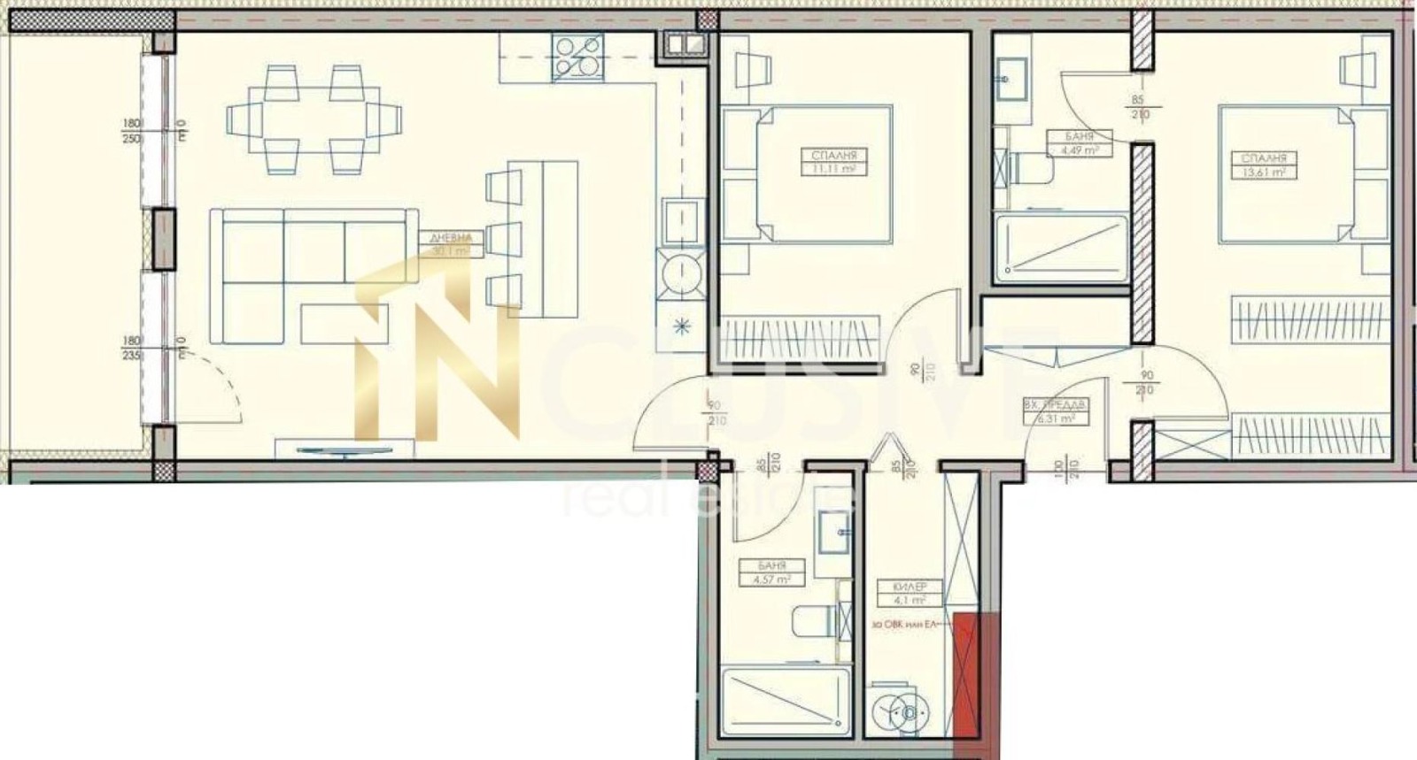 Продава 3-СТАЕН, гр. Варна, Възраждане 1, снимка 2 - Апартаменти - 55234125