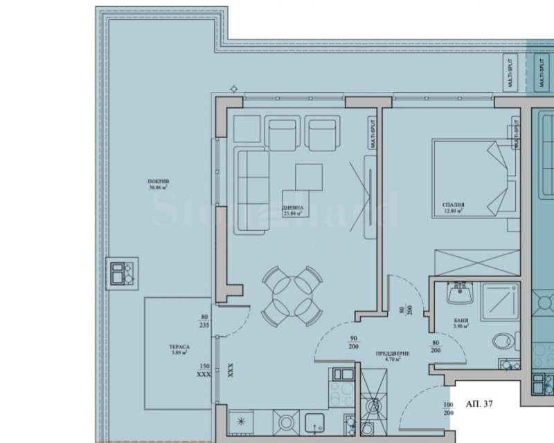 Продава 2-СТАЕН, гр. София, Малинова долина, снимка 3 - Апартаменти - 53107499