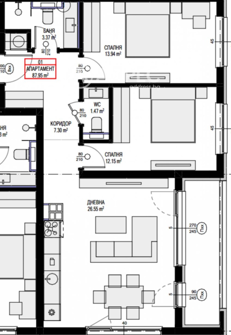 Продава 3-СТАЕН, гр. София, Овча купел 2, снимка 3 - Апартаменти - 51930414
