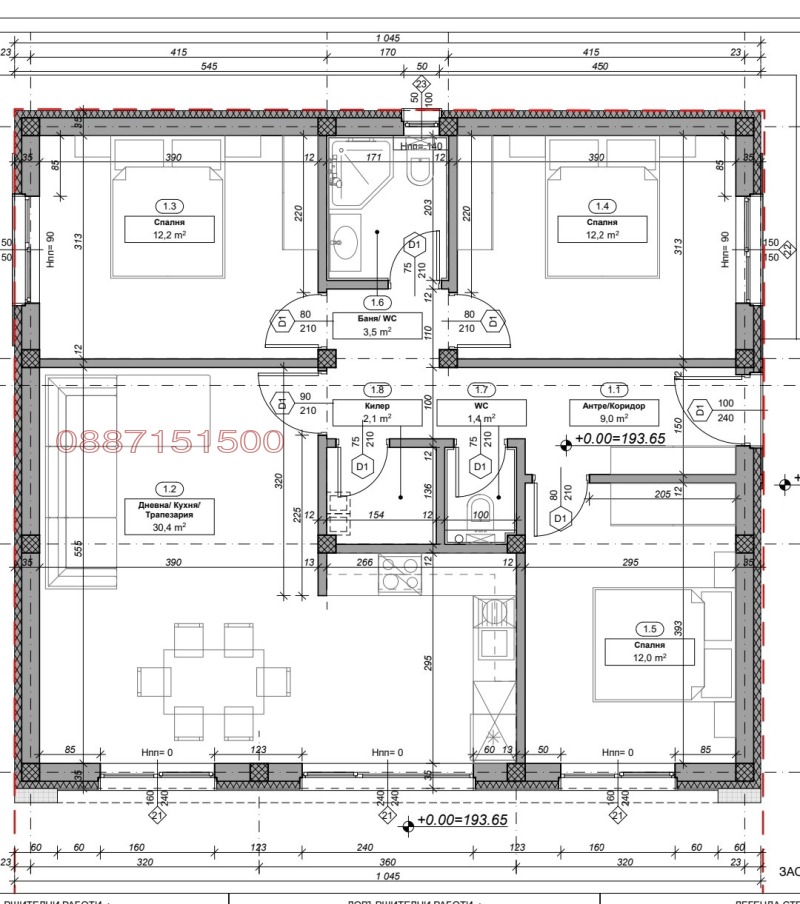 Продава  Къща област Варна , с. Приселци , 100 кв.м | 94867454 - изображение [16]