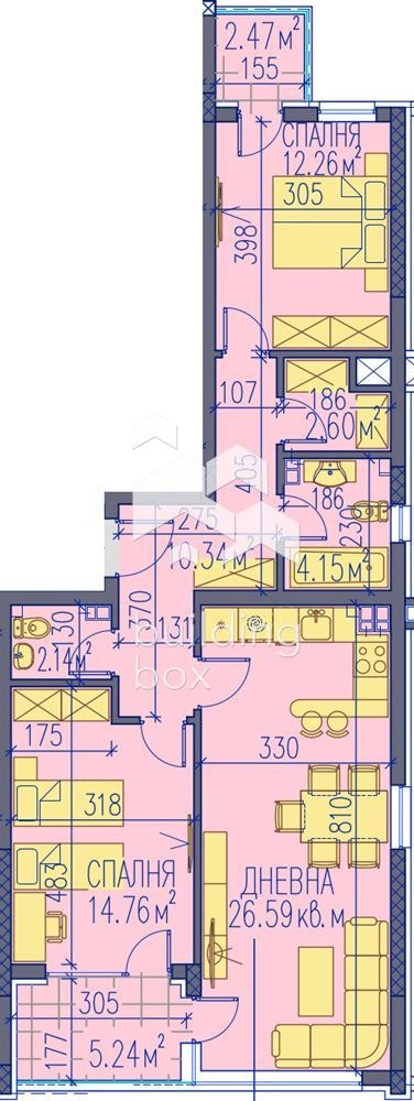 Продава 3-СТАЕН, гр. Пловдив, Тракия, снимка 5 - Апартаменти - 56656906