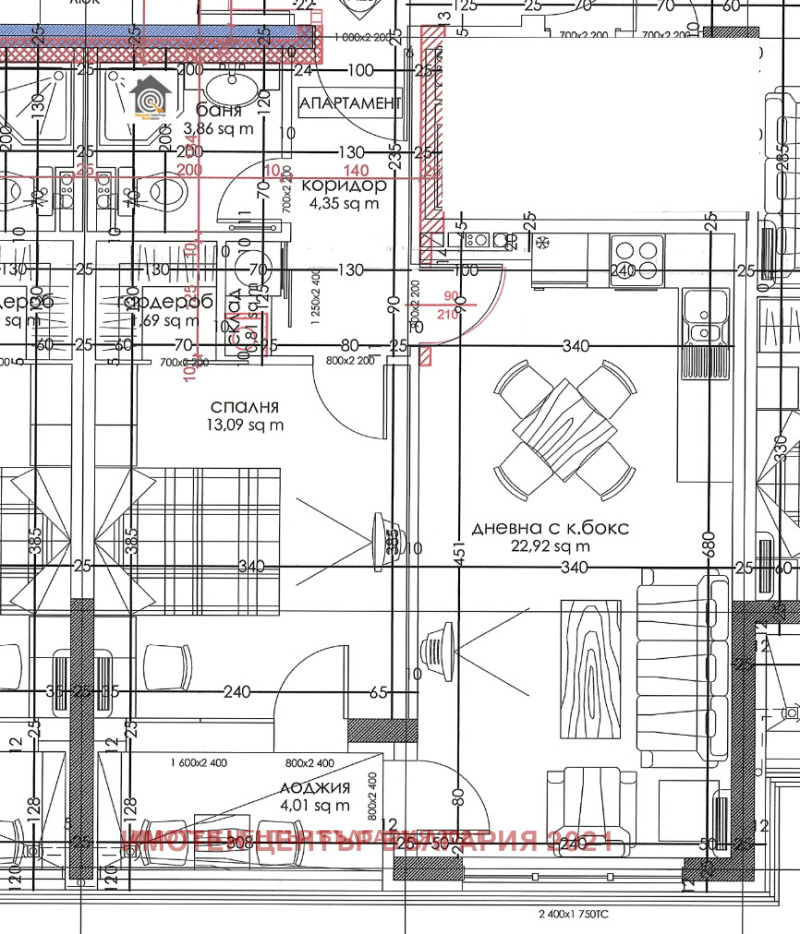 In vendita  1 camera da letto Sofia , Vitosha , 67 mq | 21658808 - Immagine [13]