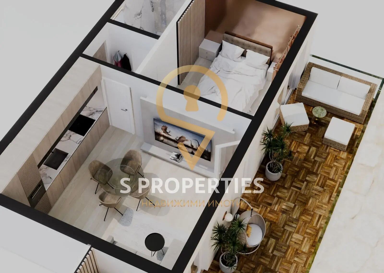 Продава 2-СТАЕН, гр. Варна, Изгрев, снимка 7 - Апартаменти - 53909742