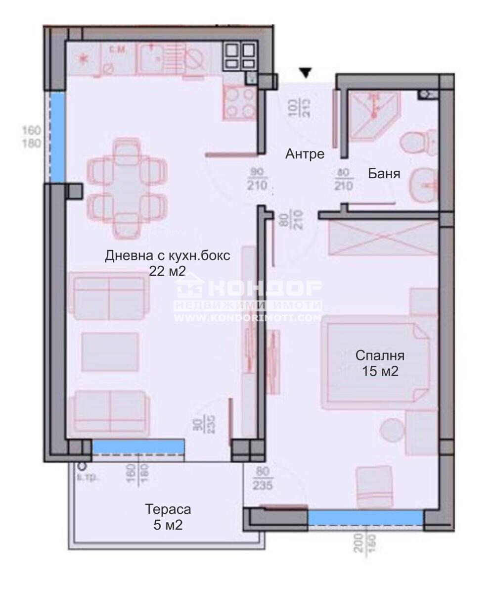 Продава 2-СТАЕН, гр. Пловдив, Беломорски, снимка 2 - Апартаменти - 56210848