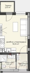 Продава 1-СТАЕН, град Пловдив, Христо Смирненски • 55000 € / 107570.65 лв. • 60383400 2