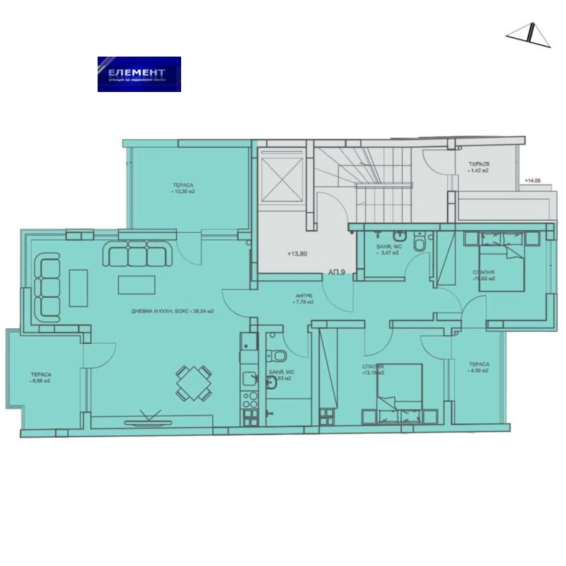 Продава  3-стаен град Пловдив , Център , 105 кв.м | 14245688 - изображение [3]