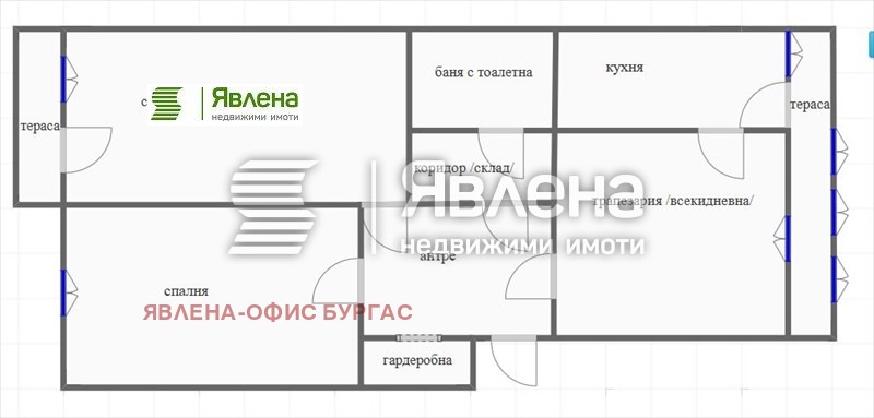 Продаја  2 спаваће собе Бургас , Центар , 93 м2 | 65079838 - слика [12]