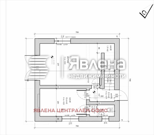 Продава КЪЩА, гр. София, с. Владая, снимка 5 - Къщи - 53686802