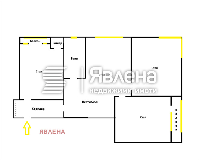 Продава 4-СТАЕН, гр. София, Център, снимка 15 - Aпартаменти - 49069053