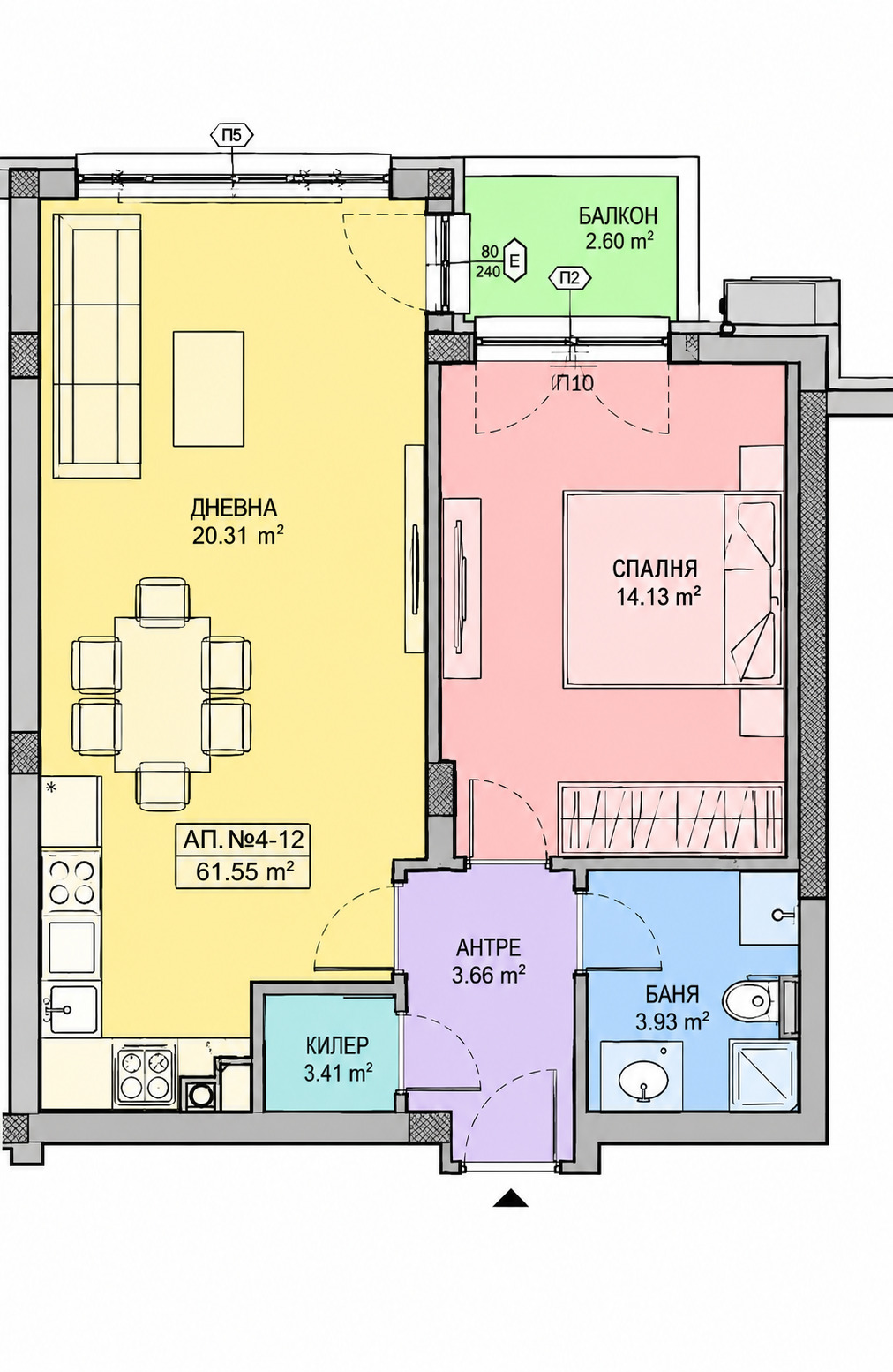 Продава 2-СТАЕН, гр. София, Витоша, снимка 6 - Апартаменти - 56060984