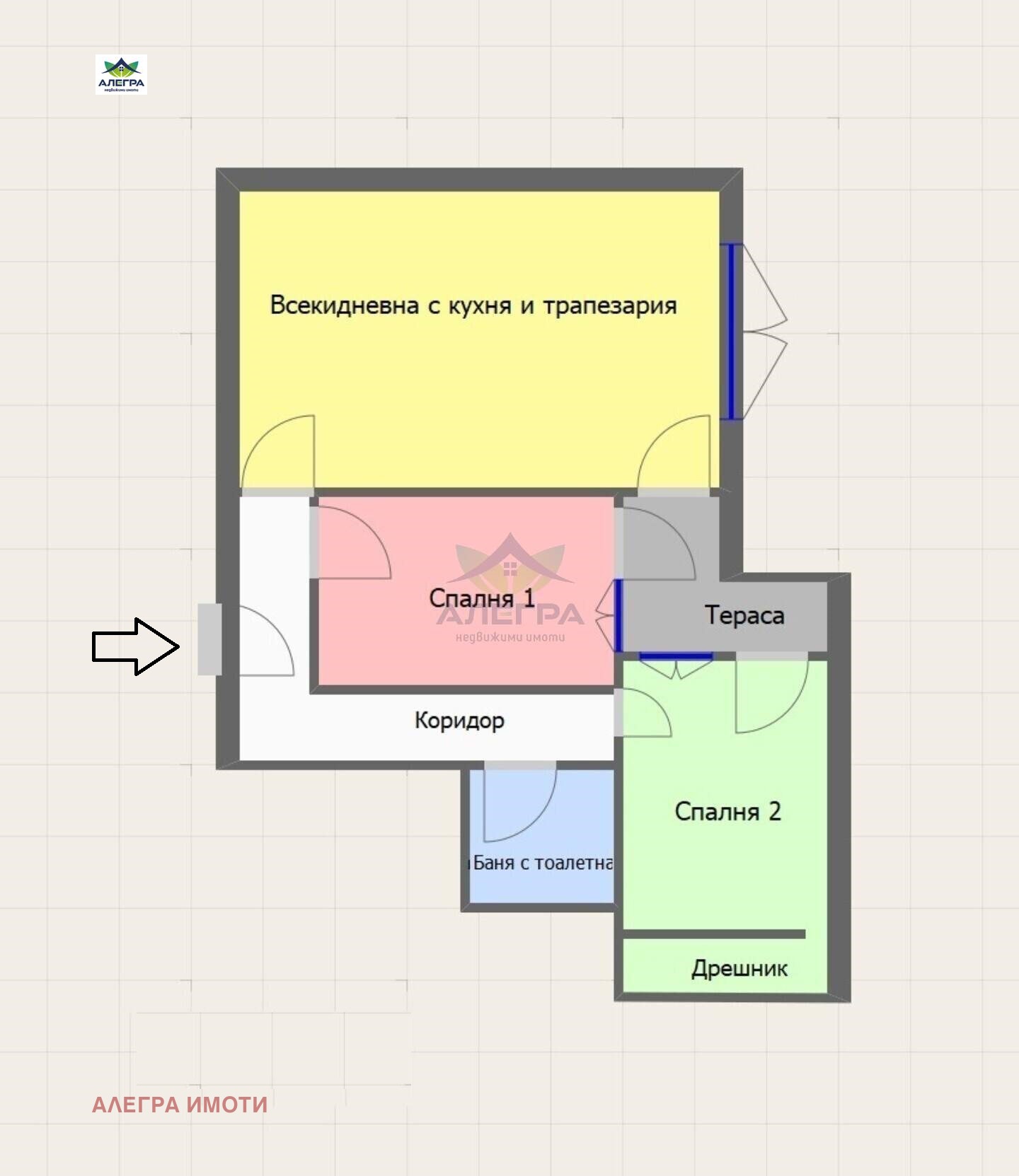 Продава 3-СТАЕН, гр. Пазарджик, Промишлена зона, снимка 2 - Апартаменти - 51822247