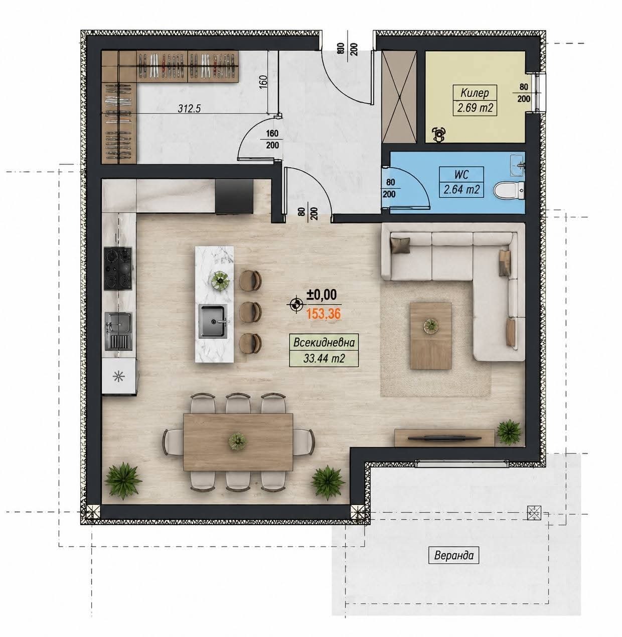 Продава КЪЩА, гр. Варна, м-т Пчелина, снимка 2 - Къщи - 55300787