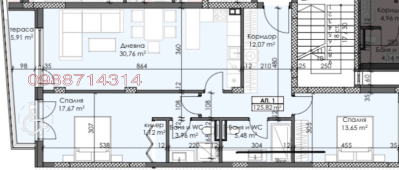 Продава 3-СТАЕН, гр. Пловдив, Каменица 1, снимка 2 - Aпартаменти - 47930451