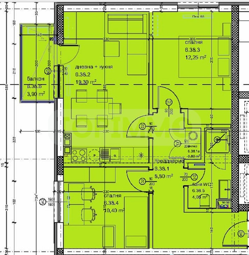 Te koop  2 slaapkamers Varna , Kajsieva gradina , 84 m² | 25223712 - afbeelding [2]